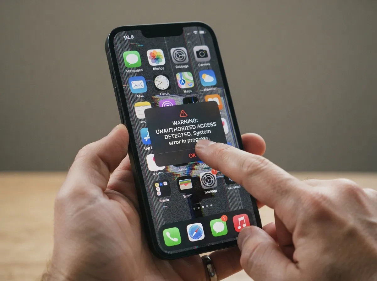The glitch home screen illusion