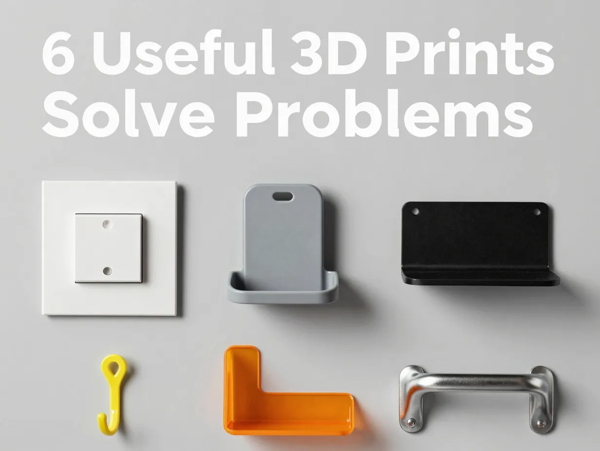 6 useful 3d prints solve problems
