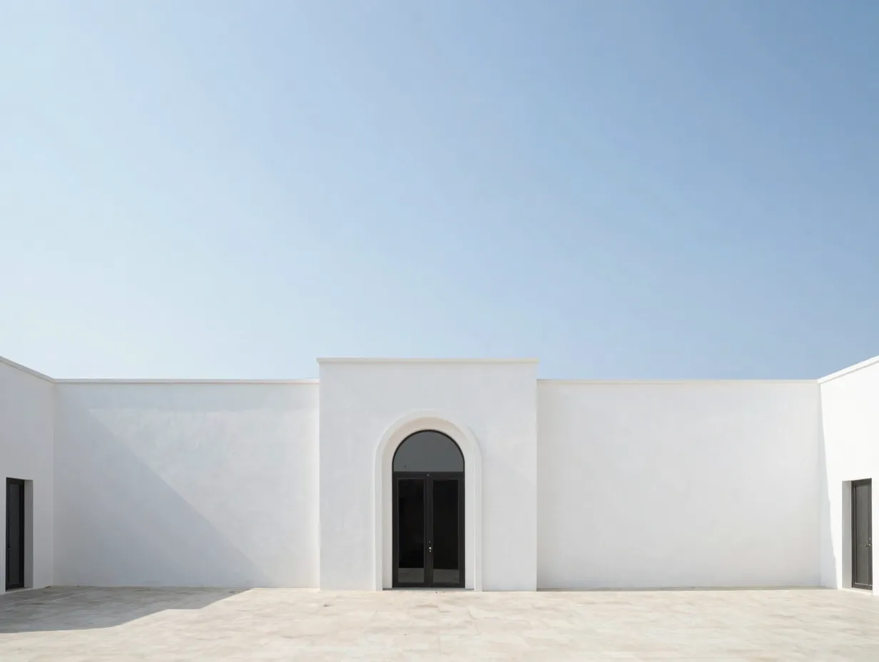 Simple white architecture