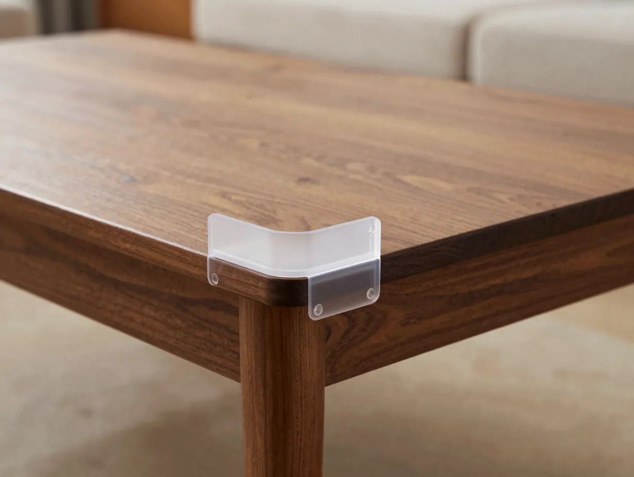 Child proof sharp furniture corners