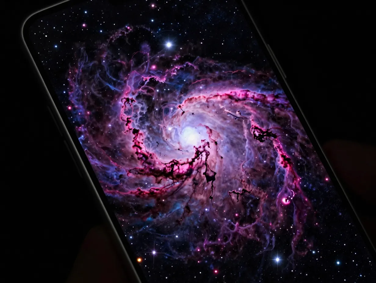 2 deep space and nebula 8k amoled wallpapers