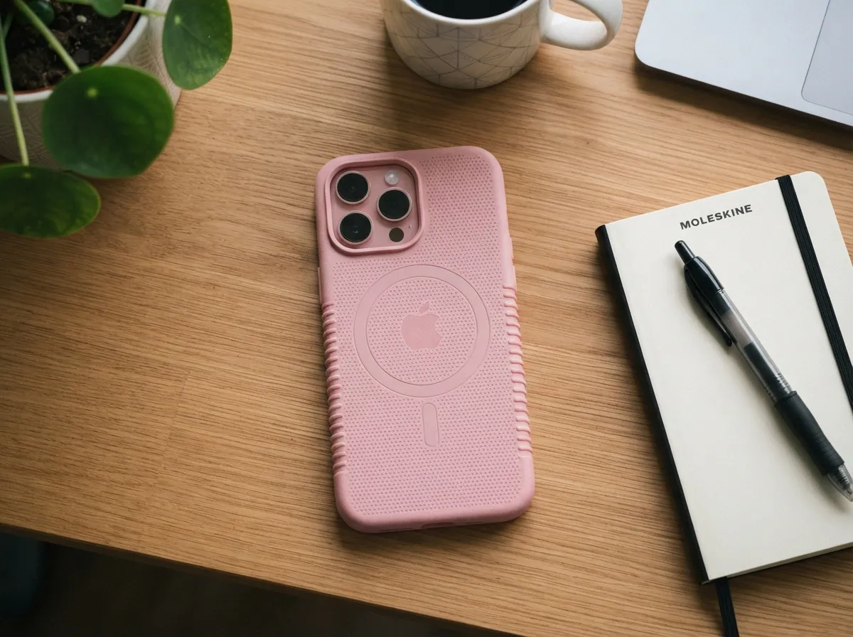 Smartish gripmunk with magsafe in a pink variant