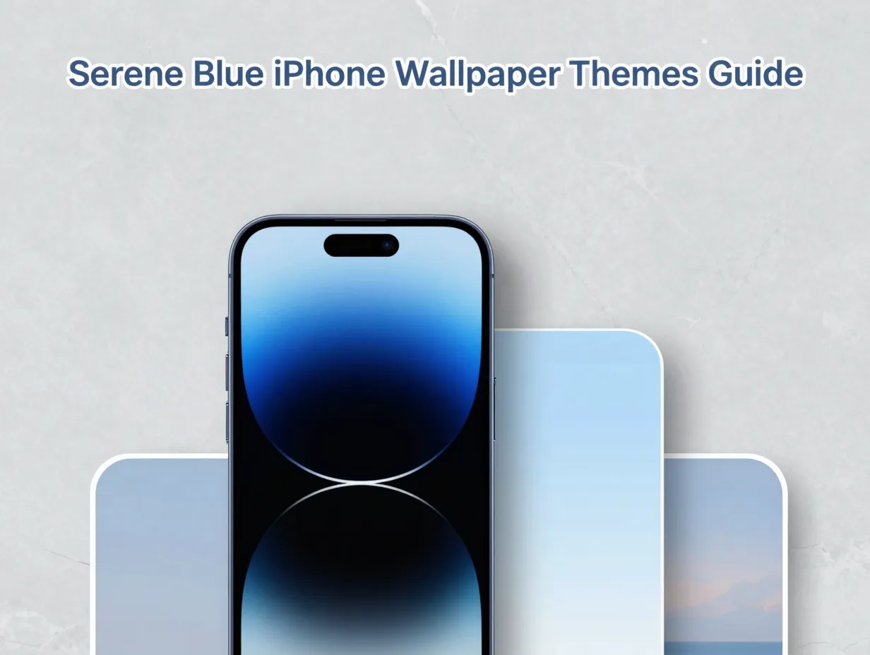 Serene blue iphone wallpaper themes guide