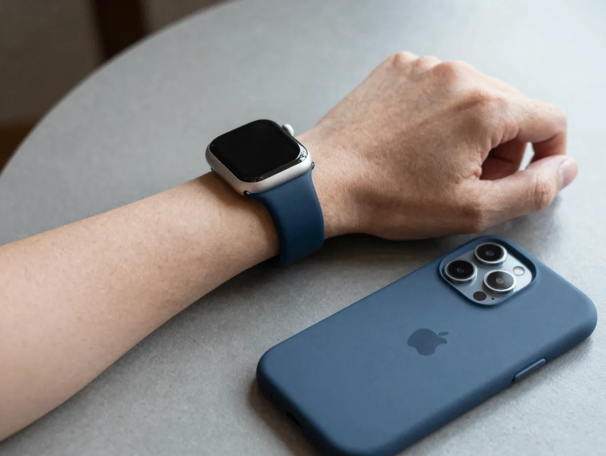 Abyss blue apple watch solo loop cross device coordination