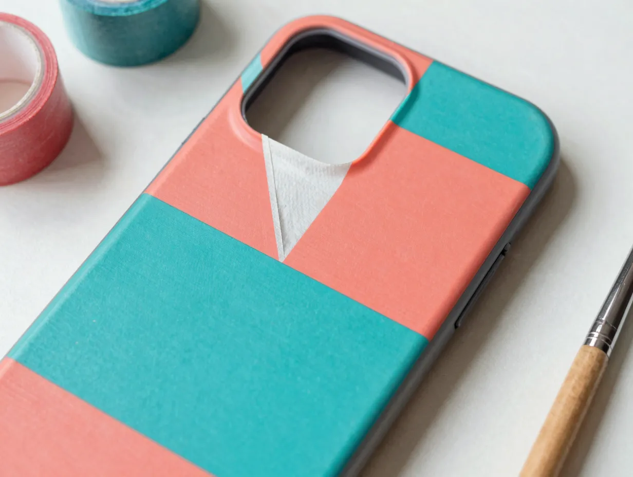 Geometric tape mask designs
