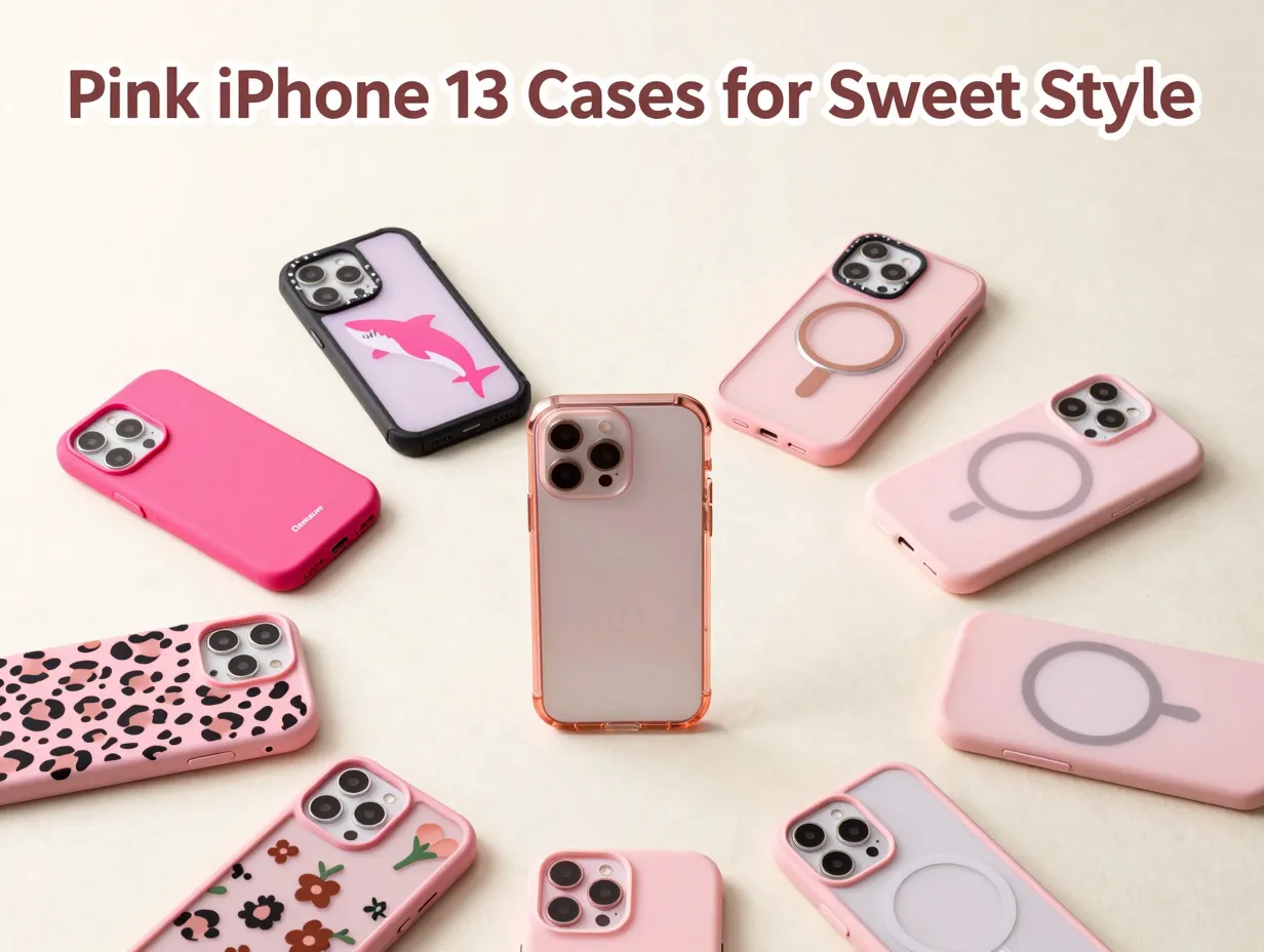 Pink iphone 13 cases for sweet style