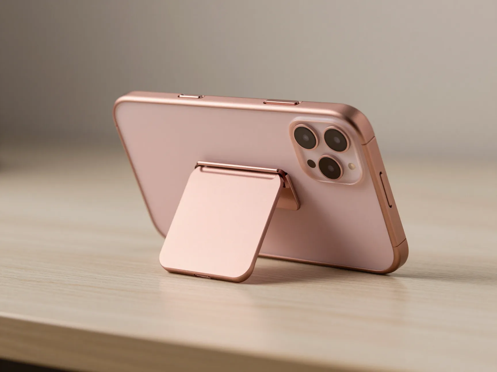 Saharacase rose gold kickstand case