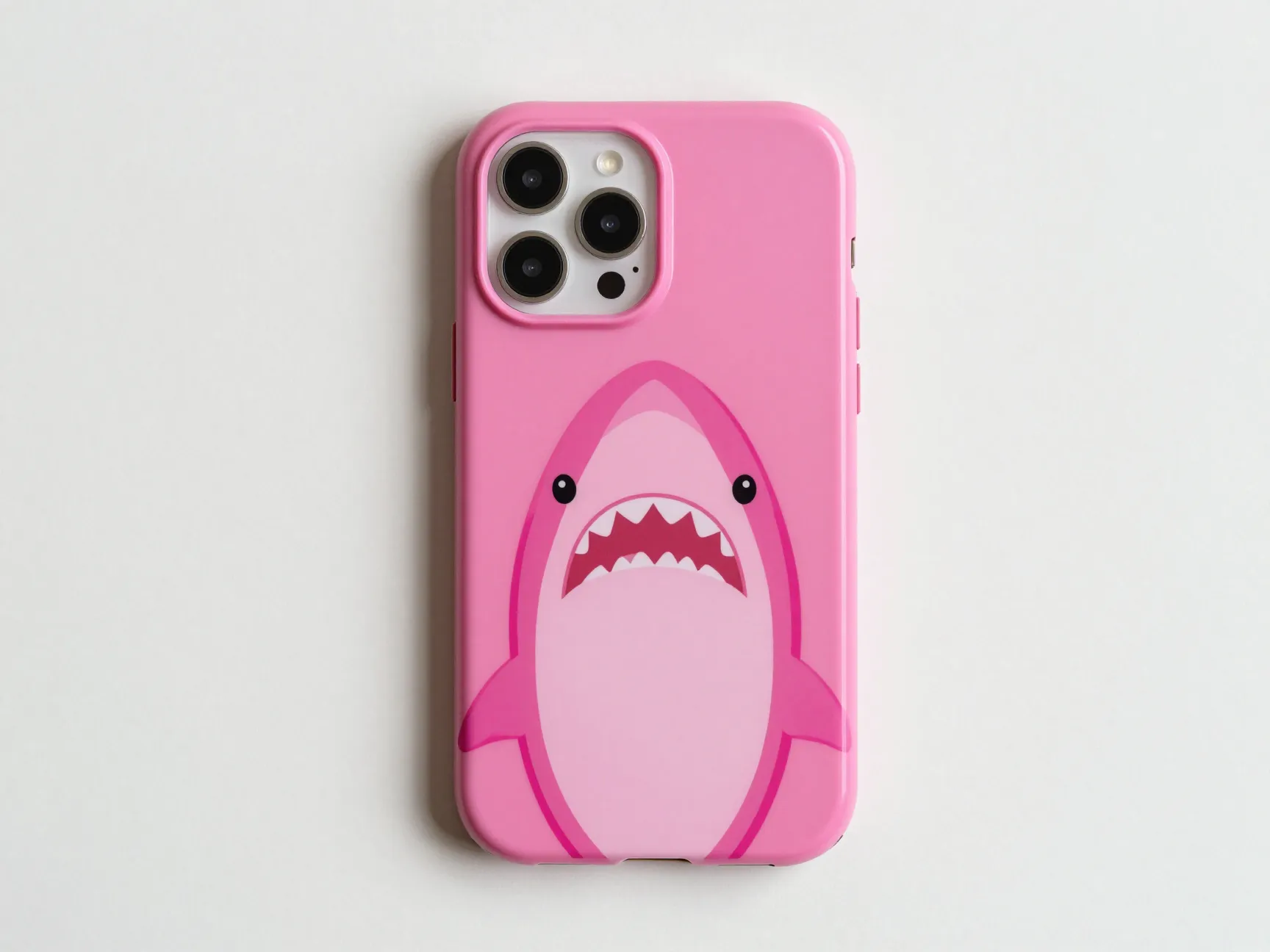 Casetify pink shark case
