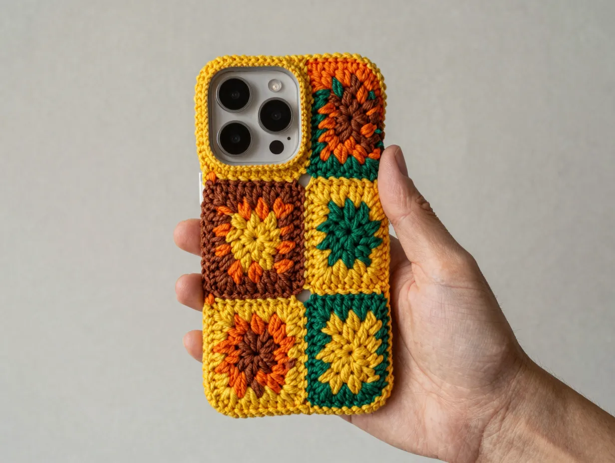 The granny square patchwork case