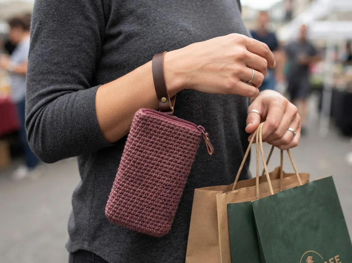 The wristlet pouch